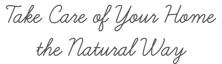 Take Care of Your Home the Natural Way